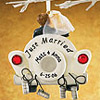 Just Married Christmas Ornaments - 1st Year Ornaments
